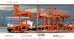 Desktop Screenshot of containerspanama.com