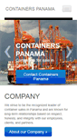 Mobile Screenshot of containerspanama.com